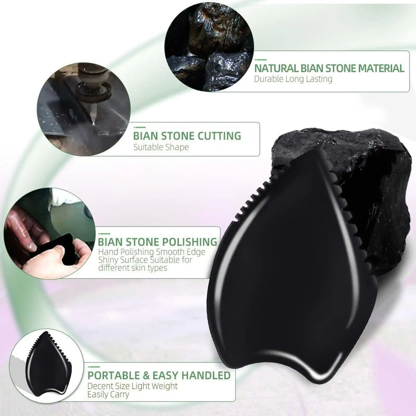 Gua Sha Facial Tool Prevents Wrinkles SPA Acupuncture Relaxing Traditional Scraper Anti Aging Guasha Board for Face Forehead Eye
Gua Sha Facial Tool Prevents Wrinkles SPA Acupuncture Relaxing Traditional Scraper Anti Aging Guasha Board for Face Forehead Eye