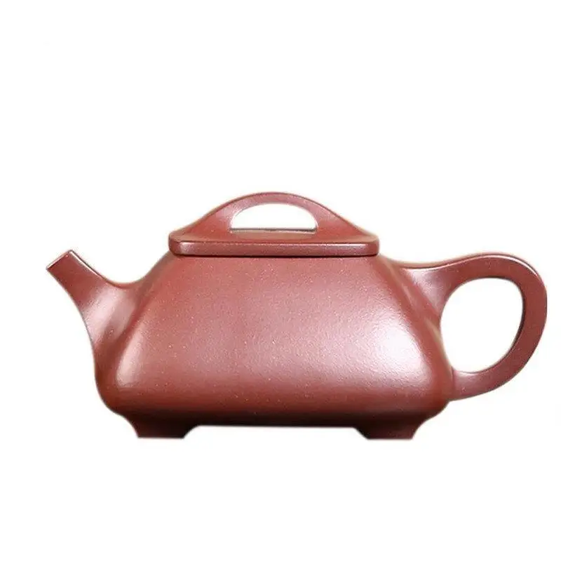 260ml Chinese Yixing High-end Purple Clay Teapots Handmade Square Stone Scoop Tea Pot Raw Ore Purple Mud Kettle Zisha Tea Set
260ml Chinese Yixing High-end Purple Clay Teapots Handmade Square Stone Scoop Tea Pot Raw Ore Purple Mud Kettle Zisha Tea Set