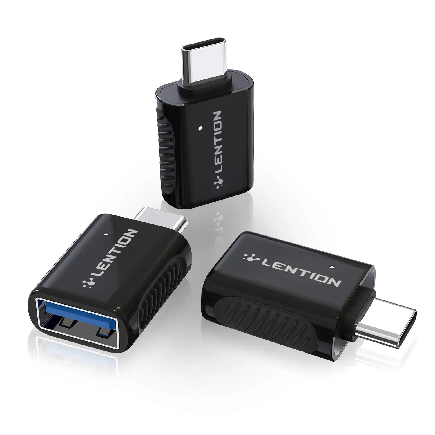 Lention USB C to USB 3.0 Adapter 3Pack Type C Male to USB Female OTG Converter Apply MacBook Pro/ Phone Stable Driver Certified
Lention USB C to USB 3.0 Adapter 3Pack Type C Male to USB Female OTG Converter Apply MacBook Pro/ Phone Stable Driver Certified