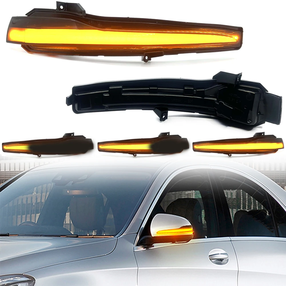 2x Dynamic LED Side Mirror Flashing Light Repeater Blinker Turn Signal Light For Mercedes Benz C Class W205 E Class W213 S W222
2x Dynamic LED Side Mirror Flashing Light Repeater Blinker Turn Signal Light For Mercedes Benz C Class W205 E Class W213 S W222
