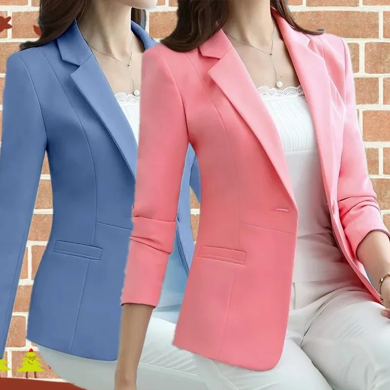 Spring Autumn New Suit Jacket Women Blazer Korean Casual Short Suit Coat 2023 Women Large Size Jacket Top Short Loose Outwear
Spring Autumn New Suit Jacket Women Blazer Korean Casual Short Suit Coat 2023 Women Large Size Jacket Top Short Loose Outwear