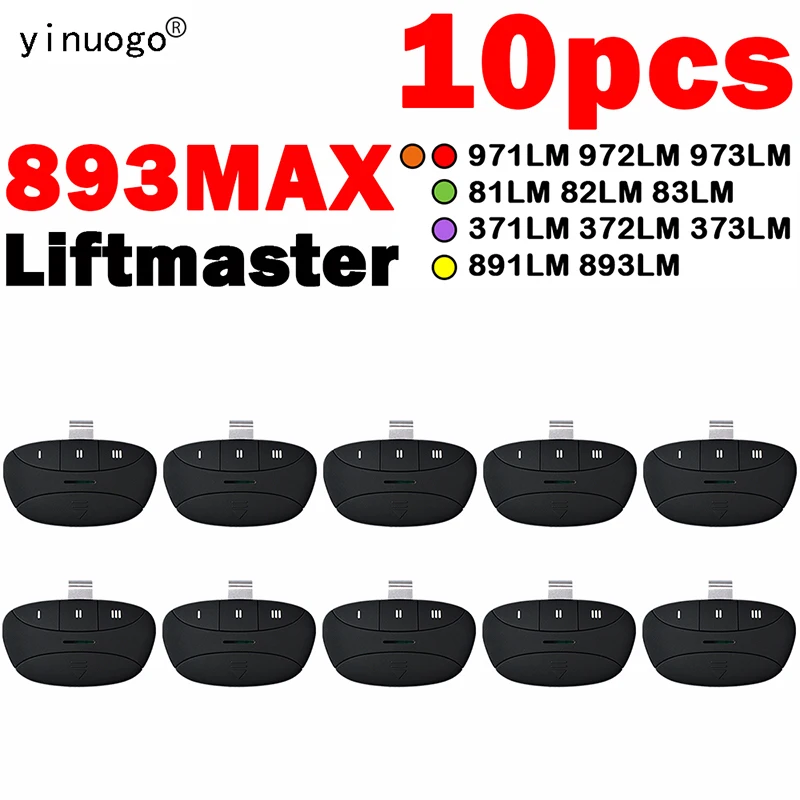 Пульт дистанционного управления гаражными дверями Liftmaster 893MAX 91LM 92LM 93LM 96LM 81LM 82LM 83LM 84LM 310MHz 315MHz 390MHz
Пульт дистанционного управления гаражными дверями Liftmaster 893MAX 91LM 92LM 93LM 96LM 81LM 82LM 83LM 84LM 310MHz 315MHz 390MHz