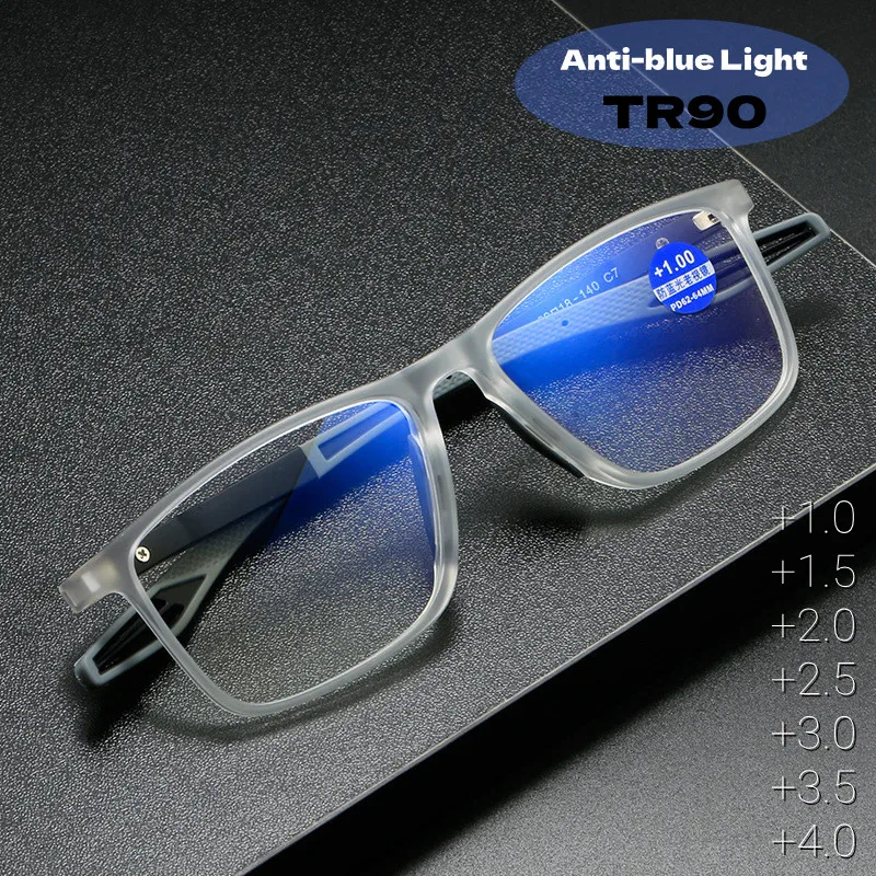Blue Light Blocking Reading Glasses Women Men Ultralight Comfortable Sport TR90 Prescription Eyeglasses Diopter +1.0 To +4.0
Blue Light Blocking Reading Glasses Women Men Ultralight Comfortable Sport TR90 Prescription Eyeglasses Diopter +1.0 To +4.0