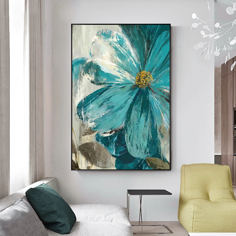 Abstract Green Flower Oil Painting 100% Hand Painted On Canvas Modern Nordic Flower Painting Wall Art For Living Room Home Decor
Abstract Green Flower Oil Painting 100% Hand Painted On Canvas Modern Nordic Flower Painting Wall Art For Living Room Home Decor