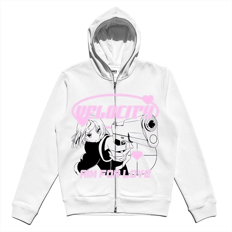 Y2K Zipper Water Women's hoodie 2022 super David clothes E-girl Goth punk Jacket Long sleeved white sweatshirt Street trend
Y2K Zipper Water Women's hoodie 2022 super David clothes E-girl Goth punk Jacket Long sleeved white sweatshirt Street trend