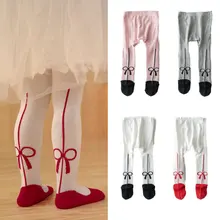 Baby Tights Spring Autumn Pantyhose for Kids Bow Girl Stockings Ballet Toddler Leggings Infant Panty PP Pants