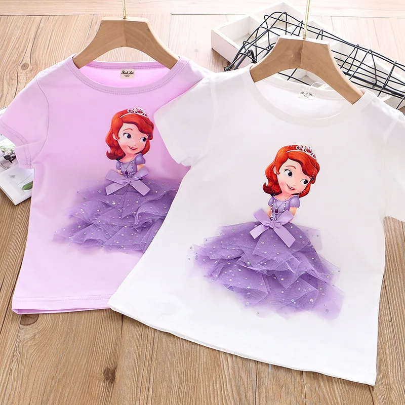 Girls' New Three-dimensional Princess Children's Clothing Summer Short-sleeved Bottoming Shirt T-shirt Children Clothes
Girls' New Three-dimensional Princess Children's Clothing Summer Short-sleeved Bottoming Shirt T-shirt Children Clothes