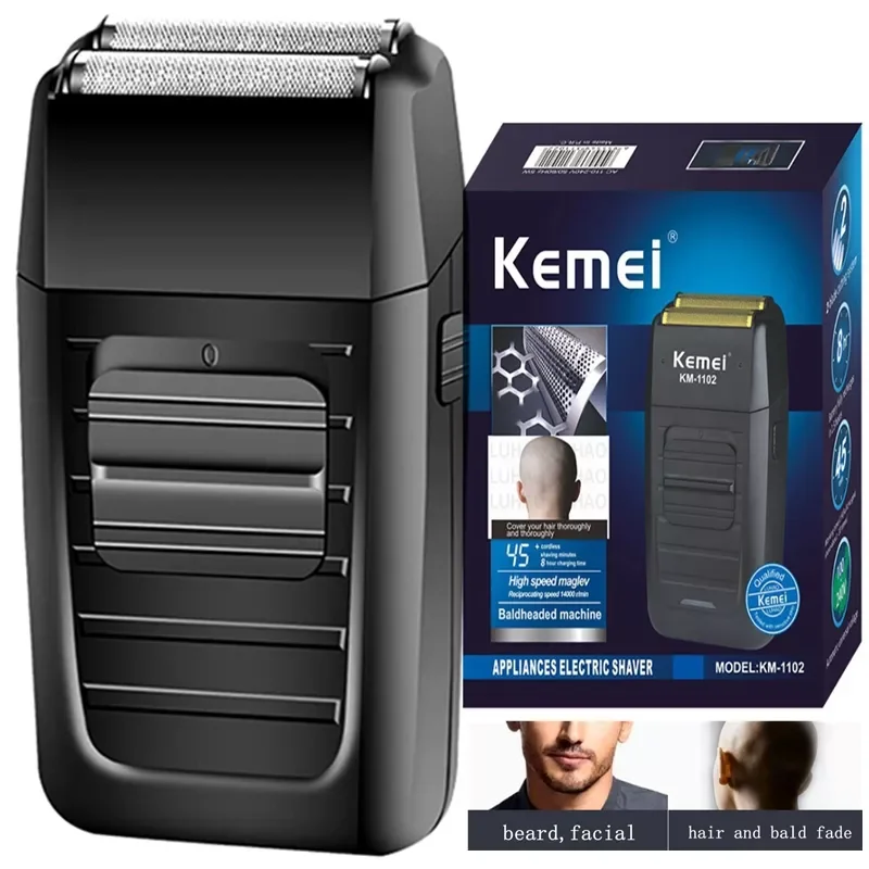 Original kemei powerful rechargeable electric shaver hair beard stubble facial electric razor for men bald head shaving machine
Original kemei powerful rechargeable electric shaver hair beard stubble facial electric razor for men bald head shaving machine