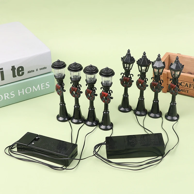 4Pcs Christmas Mini Street Light Models Dollhouse Streetlight LED Light Christmas Tree Micro-Landscape Fairy Garden Accessories
4Pcs Christmas Mini Street Light Models Dollhouse Streetlight LED Light Christmas Tree Micro-Landscape Fairy Garden Accessories