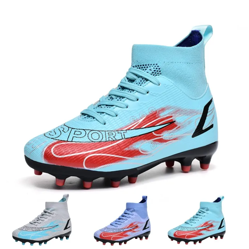 High Top Comfortable Football Boots FG Youth Anti-skid Cushioning Football Boots Children's Sports Breathable Training Shors
High Top Comfortable Football Boots FG Youth Anti-skid Cushioning Football Boots Children's Sports Breathable Training Shors