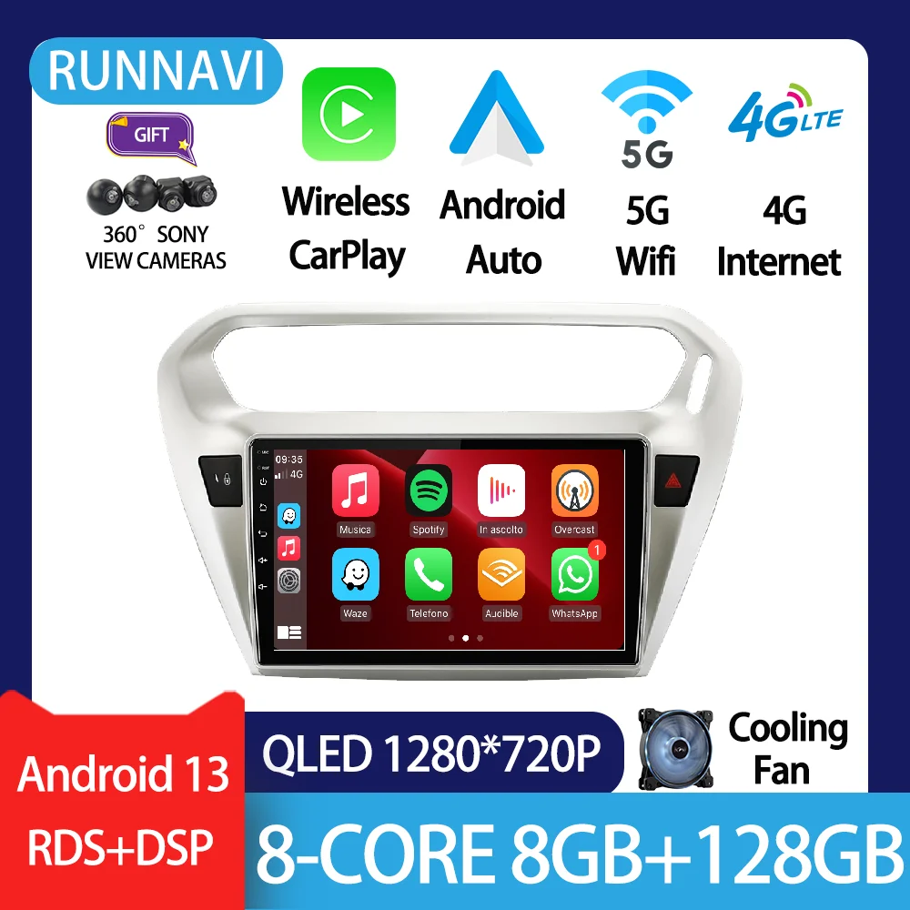 Android 13 For Peugeot 301 2013 - 2018 Car Radio Stereo Multimedia Video Player Navigation GPS Wireless Carplay Auto RDS DSP
Android 13 For Peugeot 301 2013 - 2018 Car Radio Stereo Multimedia Video Player Navigation GPS Wireless Carplay Auto RDS DSP