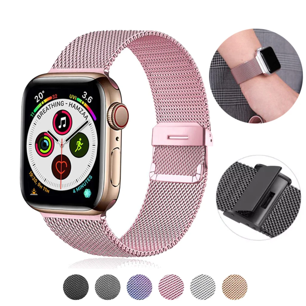 magnetic strap For Apple watch band 44mm 40mm 42mm 38mm Metal Stainless steel bracelet watchband iwatch serie 7 6 se 5 4 3 strap
magnetic strap For Apple watch band 44mm 40mm 42mm 38mm Metal Stainless steel bracelet watchband iwatch serie 7 6 se 5 4 3 strap