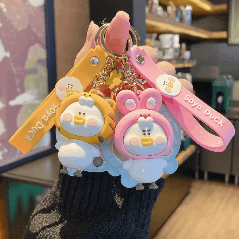 Cartoon Fun Duck Hanging Keychain Adorn Cute Doll Bag Pendant Couple Car Key Chain Wholesale Keyring Girl Gift Woman Trend
Cartoon Fun Duck Hanging Keychain Adorn Cute Doll Bag Pendant Couple Car Key Chain Wholesale Keyring Girl Gift Woman Trend
