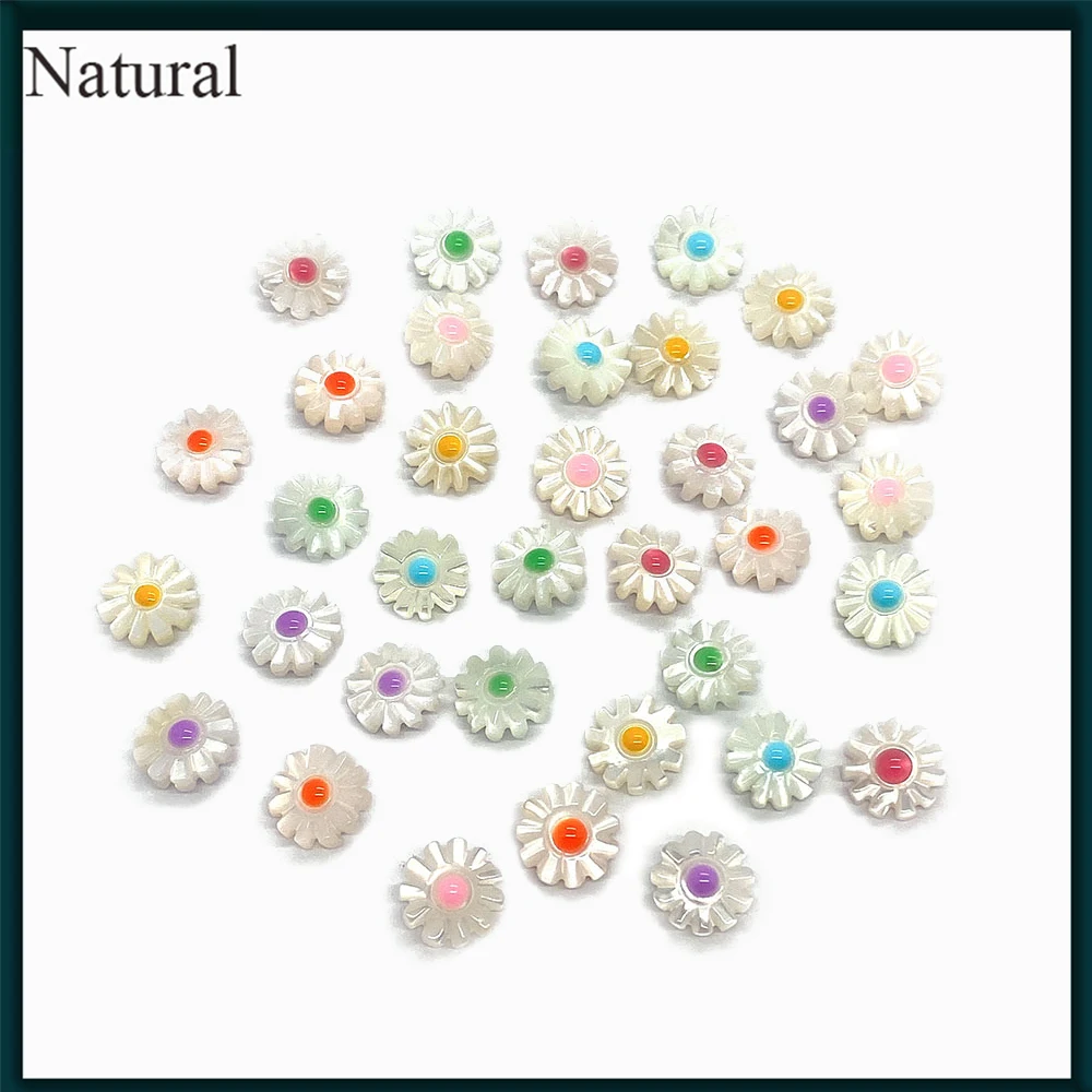 2pcs Natural Pearl Seashell Beads Sun Flower Daisy Shell Pendant Fashion Women Jewelry Earrings Necklace Bracelet 10-12mm
2pcs Natural Pearl Seashell Beads Sun Flower Daisy Shell Pendant Fashion Women Jewelry Earrings Necklace Bracelet 10-12mm