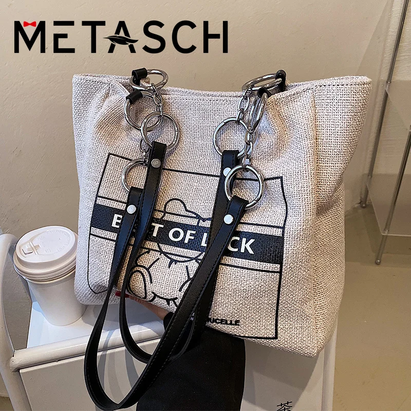 METASCH Summer Leisure Bag Women's Bag 2022 New Fashion Chain Shoulder Bag Large Capacity Versatile Tote Bag Handbag
METASCH Summer Leisure Bag Women's Bag 2022 New Fashion Chain Shoulder Bag Large Capacity Versatile Tote Bag Handbag