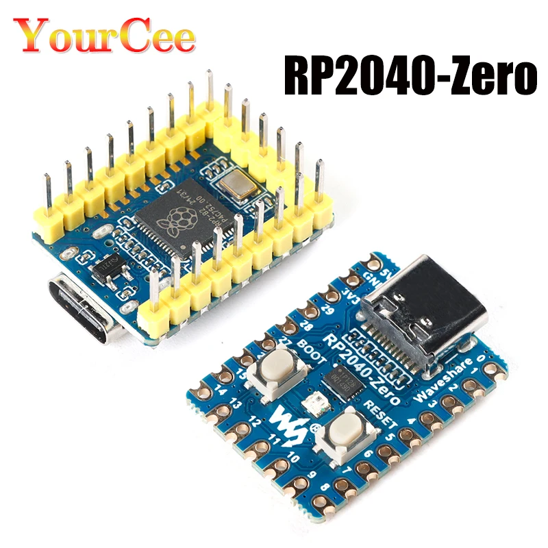 RP2040-Zero, A Low-Cost, High-Performance Pico-Like MCU Board Based On Raspberry Pi Microcontroller RP2040
RP2040-Zero, A Low-Cost, High-Performance Pico-Like MCU Board Based On Raspberry Pi Microcontroller RP2040