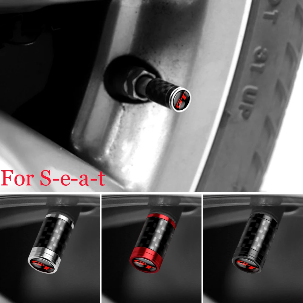 4pcs Carbon Fiber Tire Valve Cover Wheel Air Protection Cap Decor For SEAT Ibiza Leon Cupra E-Racer Ateca Formentor FR Racing
4pcs Carbon Fiber Tire Valve Cover Wheel Air Protection Cap Decor For SEAT Ibiza Leon Cupra E-Racer Ateca Formentor FR Racing