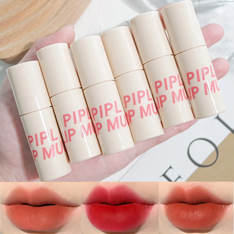 

Waterproof Lip Gloss 8 Colors Long Lasting Matte Nonstick Cup Not Fade Red Velvet Sexy Lip Glaze Women Lips Makeup Cosmetic 1PCS