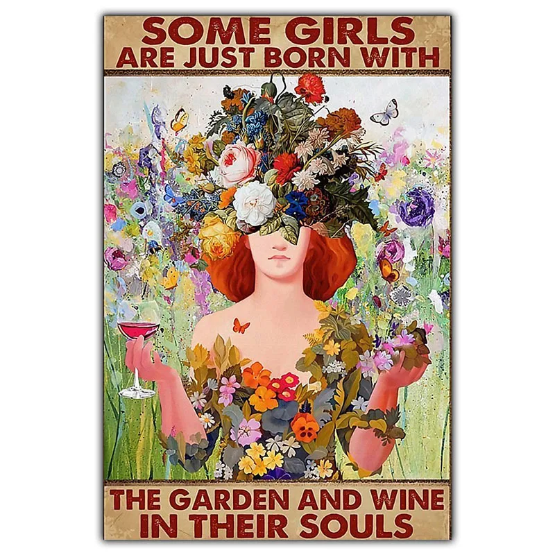 Retro Art Flower Girl Poster Find Your Soul Fashion Slogan Abstract Wall Art Canvas Painting Living Room Home Metal Tin Sign
Retro Art Flower Girl Poster Find Your Soul Fashion Slogan Abstract Wall Art Canvas Painting Living Room Home Metal Tin Sign