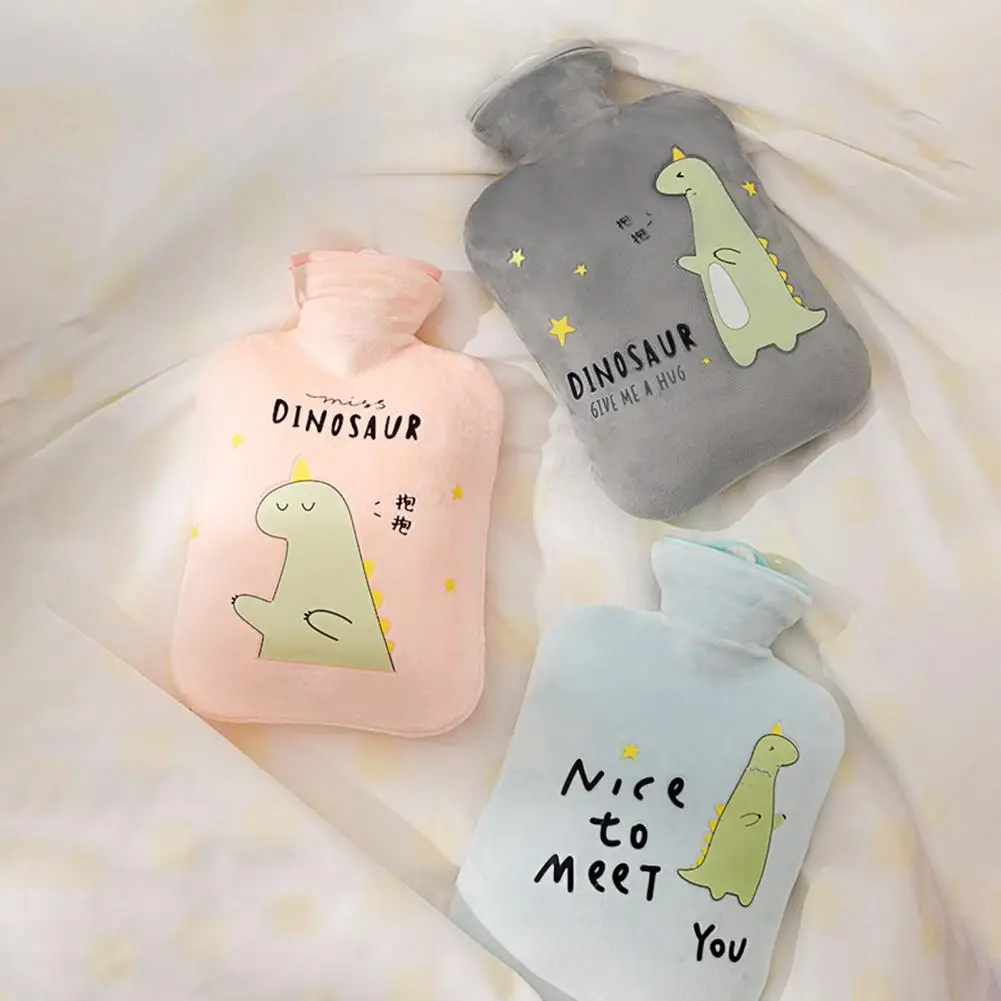 Long Lasting Filling Water Bag Lovely Hot Water Bag Washable Cartoon Dinosaur Hand Warmer Bedroom Accessory
Long Lasting Filling Water Bag Lovely Hot Water Bag Washable Cartoon Dinosaur Hand Warmer Bedroom Accessory