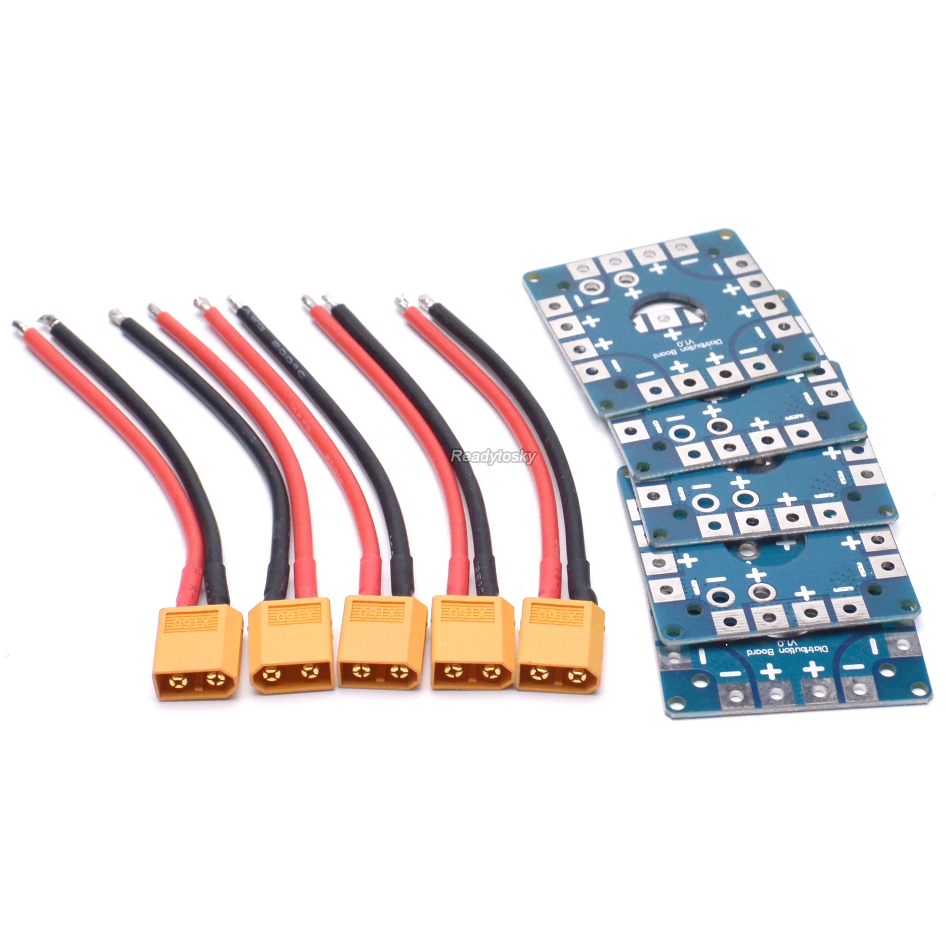 5 комплектов штепсельной вилки XT60 с проводом 14AWG + распределительная плата для Robocat 270 мм QAV250 QAV-R FPV гоночный RC Квадрокоптер
5 комплектов штепсельной вилки XT60 с проводом 14AWG + распределительная плата для Robocat 270 мм QAV250 QAV-R FPV гоночный RC Квадрокоптер