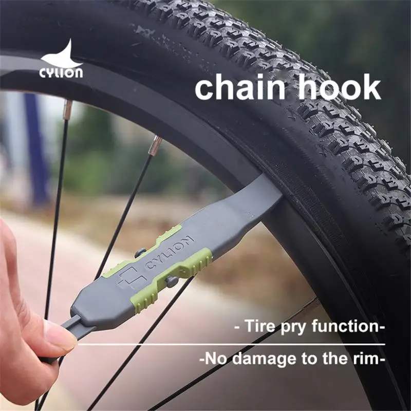 

Multifunctional Bicycle Tire Lever Hook Shape Chain Hook Self-contained Storage Tpr Anti-slip Soft Rubber Tire Lever Portable