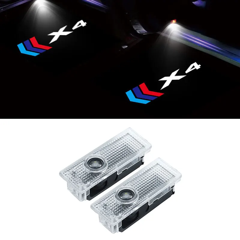 2 Pcs Car Door Projector Light LED Welcome Lamp For BMW F26 G02 X4 Logo Light Auto Accessories HD Laser Warning Light
2 Pcs Car Door Projector Light LED Welcome Lamp For BMW F26 G02 X4 Logo Light Auto Accessories HD Laser Warning Light