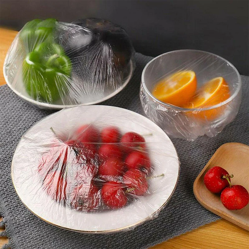 100pcs Disposable Food Cover Plastic Wrap Elastic Food Lids For Fruit Or Bowls Cups Food Covers Dustproof Hair Caps Shower
100pcs Disposable Food Cover Plastic Wrap Elastic Food Lids For Fruit Or Bowls Cups Food Covers Dustproof Hair Caps Shower