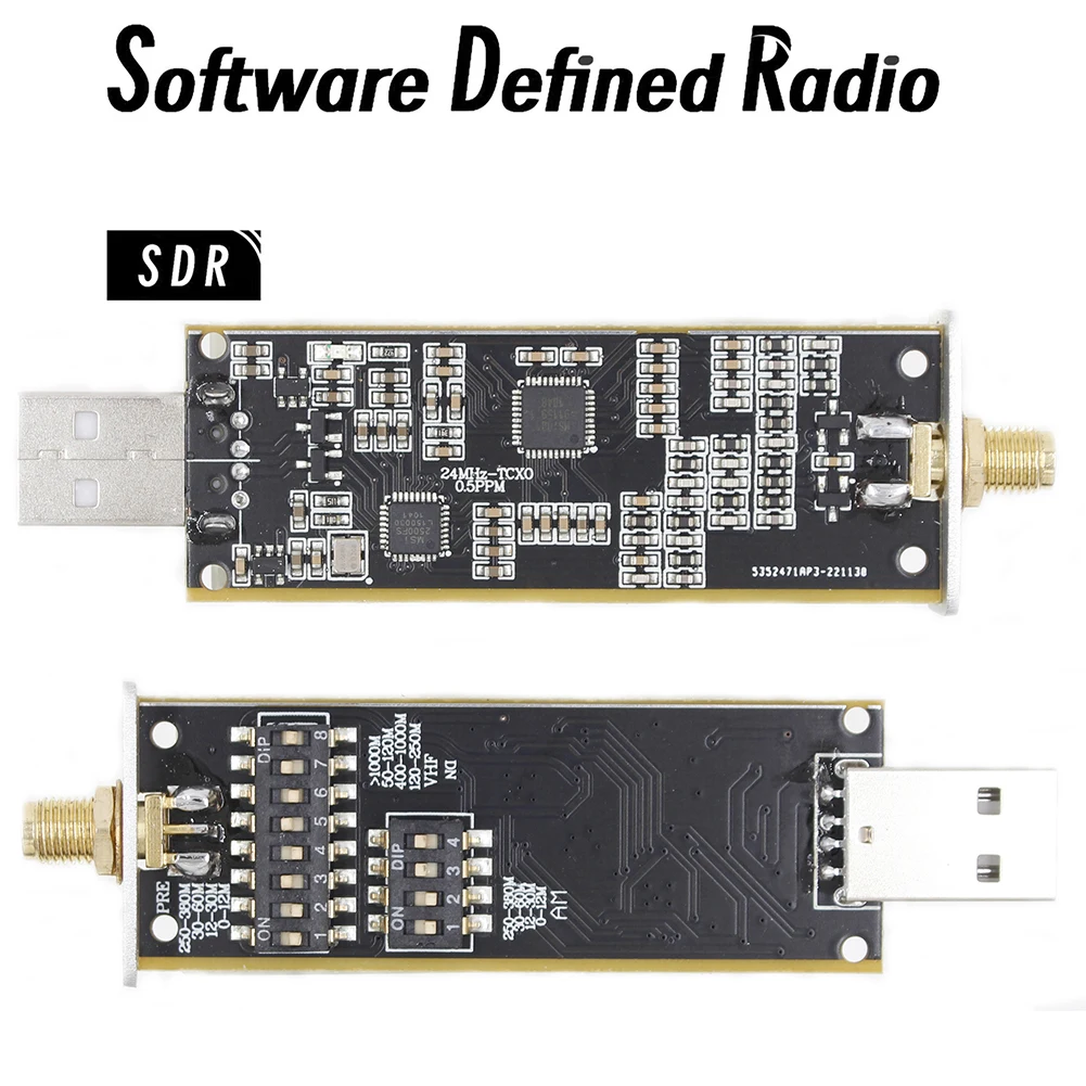 Software Defined Radio Receiver Aluminium Broadband Software Receiver 10KHz To 2GHz USB Interface Compatible for Radio Broadcast
Software Defined Radio Receiver Aluminium Broadband Software Receiver 10KHz To 2GHz USB Interface Compatible for Radio Broadcast