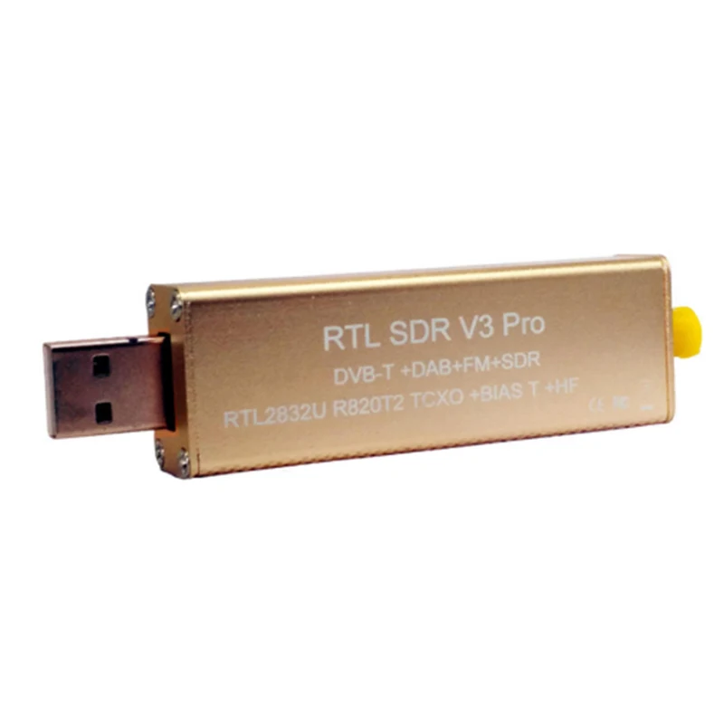 SDR Receiver V3 Pro Rtl2832 Rtl2832u R820T2 SDR RTL For 500 Khz-2 Ghz UHF VHF HF AM FM
SDR Receiver V3 Pro Rtl2832 Rtl2832u R820T2 SDR RTL For 500 Khz-2 Ghz UHF VHF HF AM FM