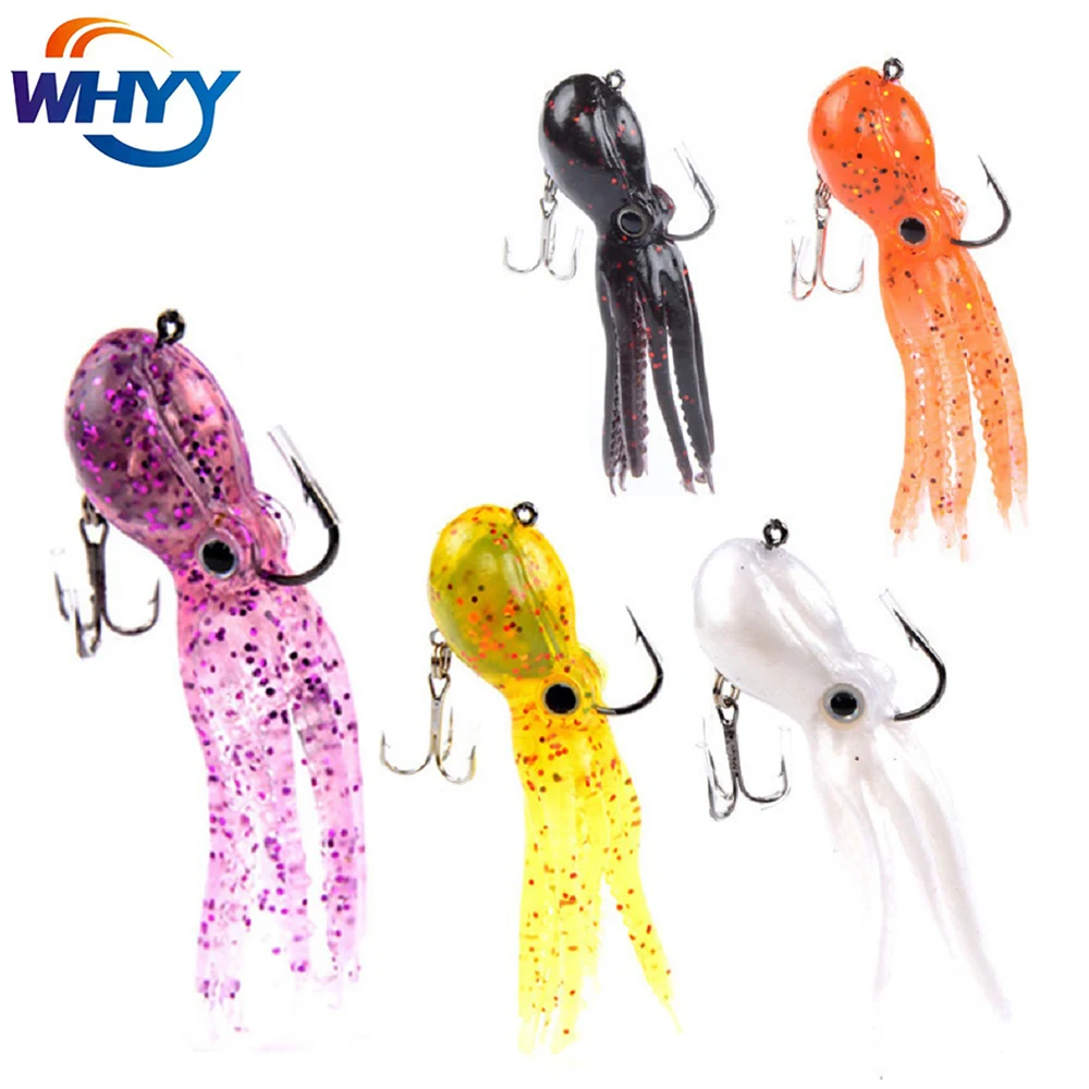1pcs Octopus Swimbait Fish Bait Soft Sea Fishing Lure with Skirt Tail Lingcod Rockfish Jigs for Saltwater Ocean Fishing
1pcs Octopus Swimbait Fish Bait Soft Sea Fishing Lure with Skirt Tail Lingcod Rockfish Jigs for Saltwater Ocean Fishing