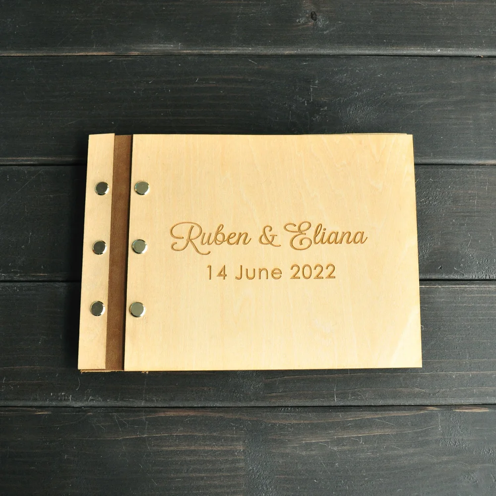 Custom Wedding Guestbook Engraved Wooden Guest Book Personalized Signature Guestbook with Custom Names and Date Wedding Decor 
Custom Wedding Guestbook Engraved Wooden Guest Book Personalized Signature Guestbook with Custom Names and Date Wedding Decor
