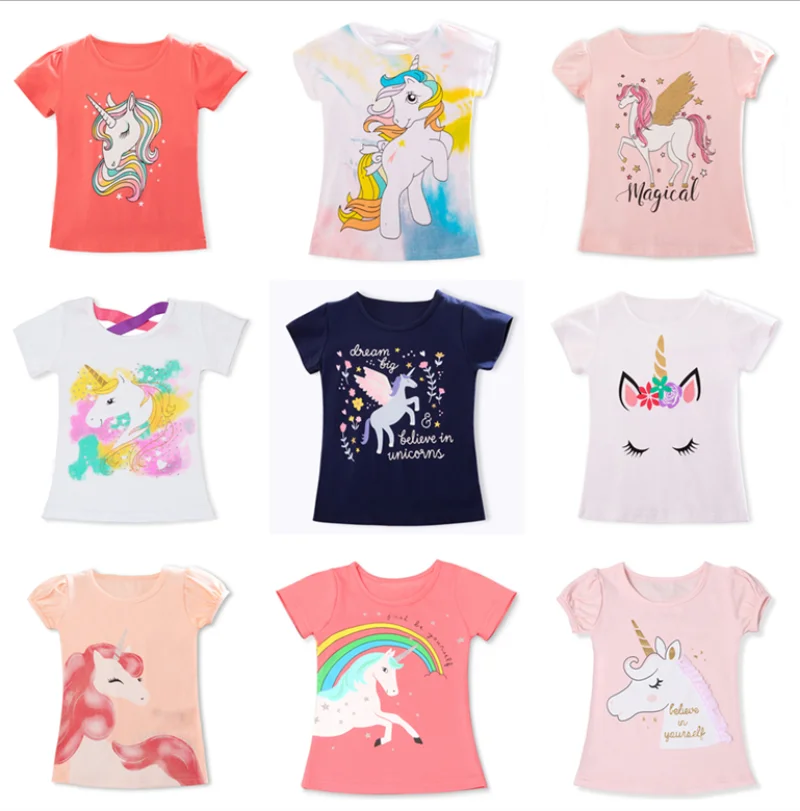 Toddler Kids Girls Unicorn Party Tops Summer Short Sleeve T-shirts For Girl Clothes Casual TShirt 3 4 5 6 7 8 Year Baby Clothes
Toddler Kids Girls Unicorn Party Tops Summer Short Sleeve T-shirts For Girl Clothes Casual TShirt 3 4 5 6 7 8 Year Baby Clothes