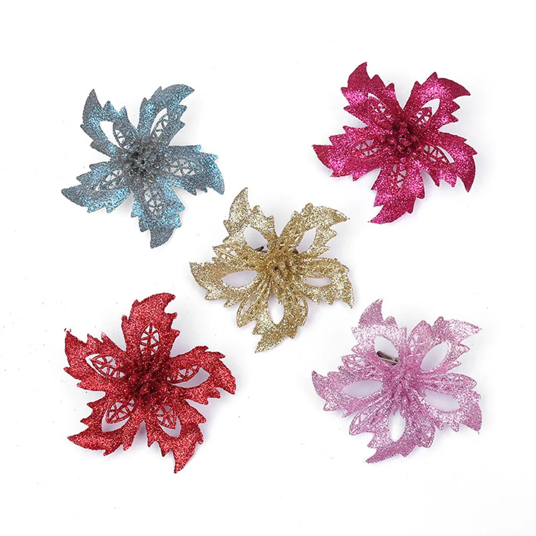 5pcs Flower Christmas Tree Wedding Xmas 14cm Decor Flowers Garden Glitter Hanging Home Large Poinsettia Brand New
5pcs Flower Christmas Tree Wedding Xmas 14cm Decor Flowers Garden Glitter Hanging Home Large Poinsettia Brand New