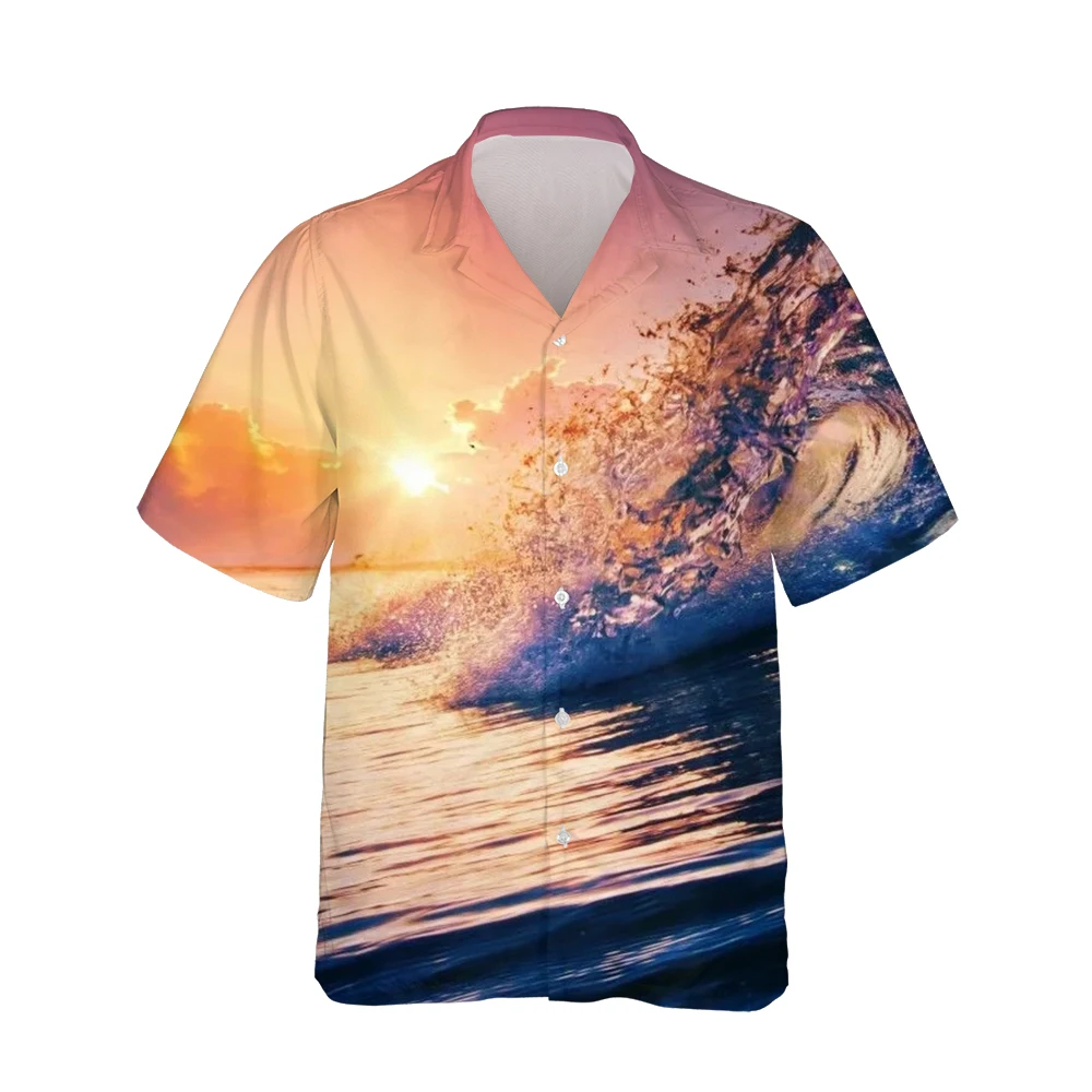 Jumeast 3d Sea Wave Sunset Printed Hawaiian Shirt Men Short Sleeve Ocean Sky Fashion Shirts for Men Casual Loose Tops Beachwear
Jumeast 3d Sea Wave Sunset Printed Hawaiian Shirt Men Short Sleeve Ocean Sky Fashion Shirts for Men Casual Loose Tops Beachwear