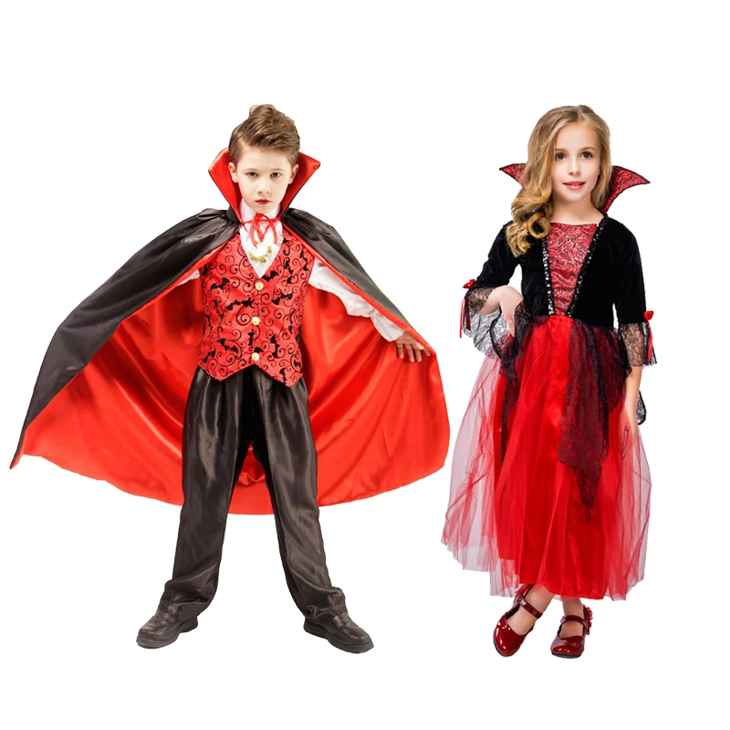 

Детский костюм вампира, костюм для косплея на Хэллоуин, Пурим, ролевые игры, детская одежда, нарядное платье, вечерние костюмы для девочек и ...