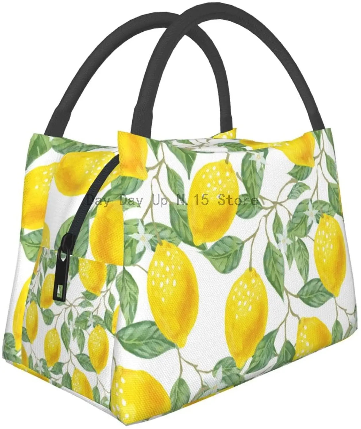 Yellow Lemons Pattern Portable Insulation Bag,Reusable Lunch Box Container For Women Men Office Work Travel Beach Hiking
Yellow Lemons Pattern Portable Insulation Bag,Reusable Lunch Box Container For Women Men Office Work Travel Beach Hiking