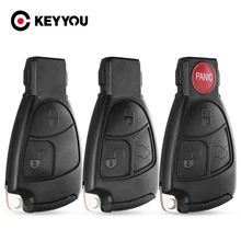 KEYYOU 2/3/4 Buttons Remote Control Car Key Shell For Mercedes Benz B C E ML S CLK CL W203 W211 W204 Keyless Entry Key Fob Case