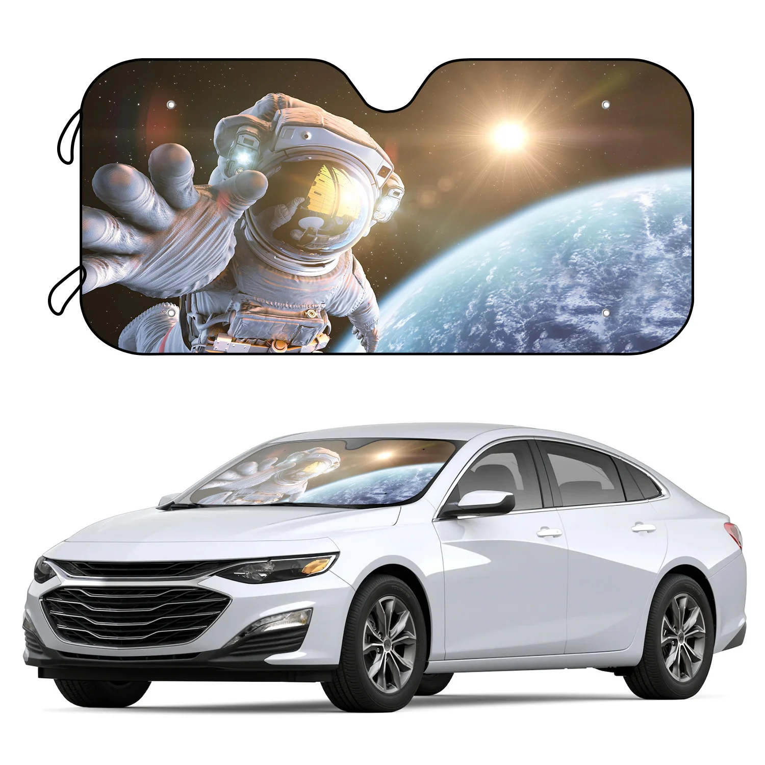 1pc Sun Astronaut Foldable Sunshade UV Protection Sunshade Car Windshield Sunshade With Accessories 4 Free Suction Cups Protect
1pc Sun Astronaut Foldable Sunshade UV Protection Sunshade Car Windshield Sunshade With Accessories 4 Free Suction Cups Protect