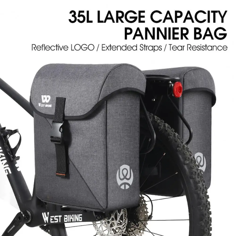 Bicycle Bags Panniers Double Side Bicycle Rear Pannier Tear-resistant Long Service Life Practical Cycling Pannier Bag for Bike
Bicycle Bags Panniers Double Side Bicycle Rear Pannier Tear-resistant Long Service Life Practical Cycling Pannier Bag for Bike