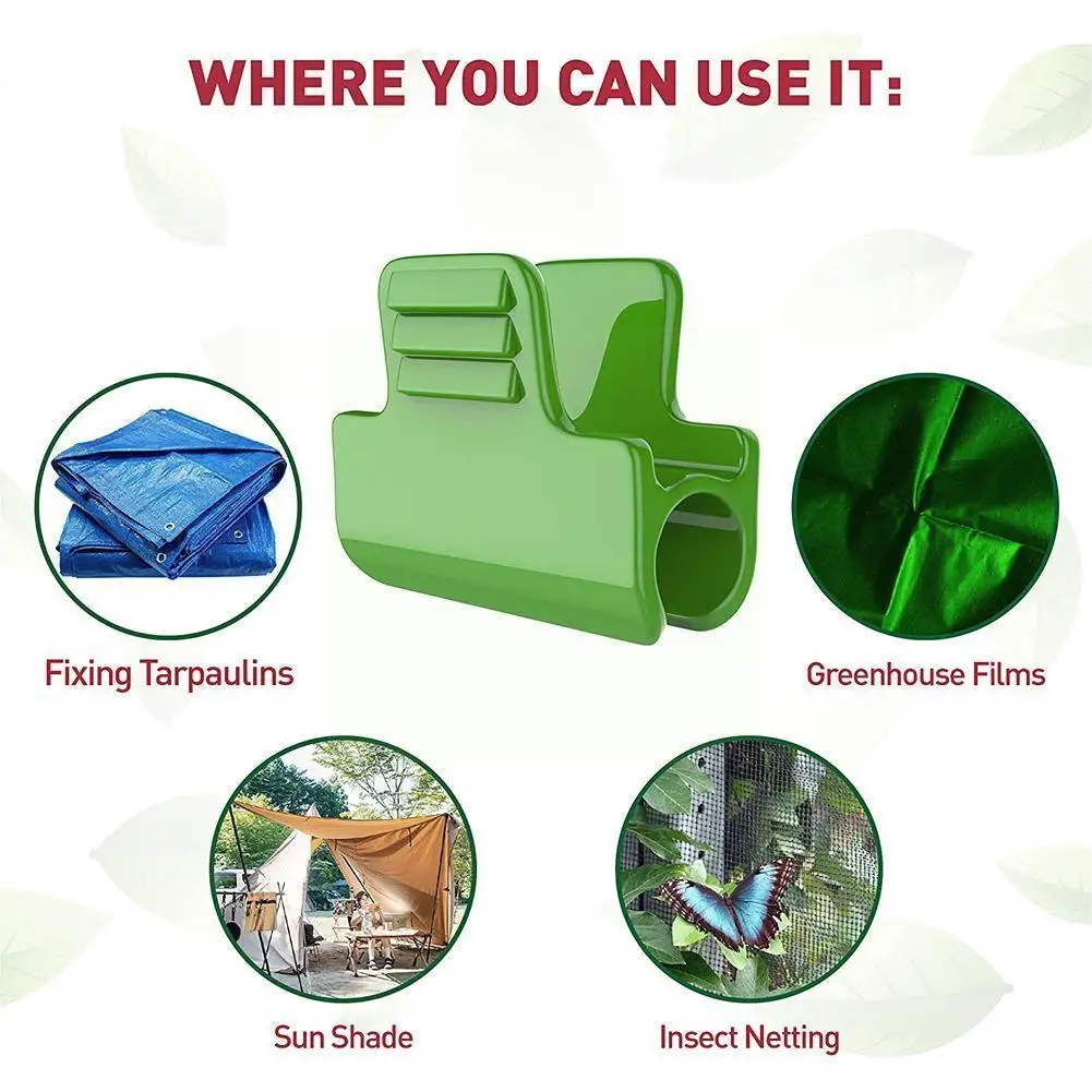 24 Pcs Pipe Clamp Film Clip Greenhouse Clamps Film Cover Support Frame Clip Netting Garden Tunnel Shading Hoop Row Greenhou T5F2
24 Pcs Pipe Clamp Film Clip Greenhouse Clamps Film Cover Support Frame Clip Netting Garden Tunnel Shading Hoop Row Greenhou T5F2