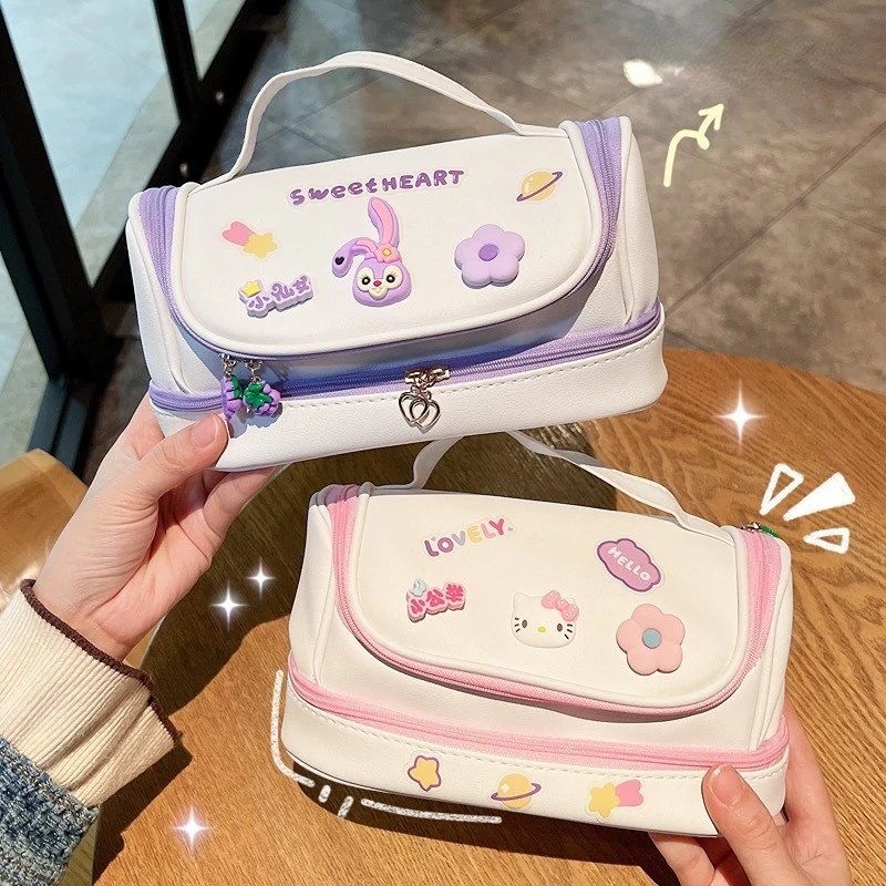 Pencil Case Large Capacity Stationary Box 2 Compartment Pen Pouch Double Side Opened Student Stationery School Supplies
Pencil Case Large Capacity Stationary Box 2 Compartment Pen Pouch Double Side Opened Student Stationery School Supplies