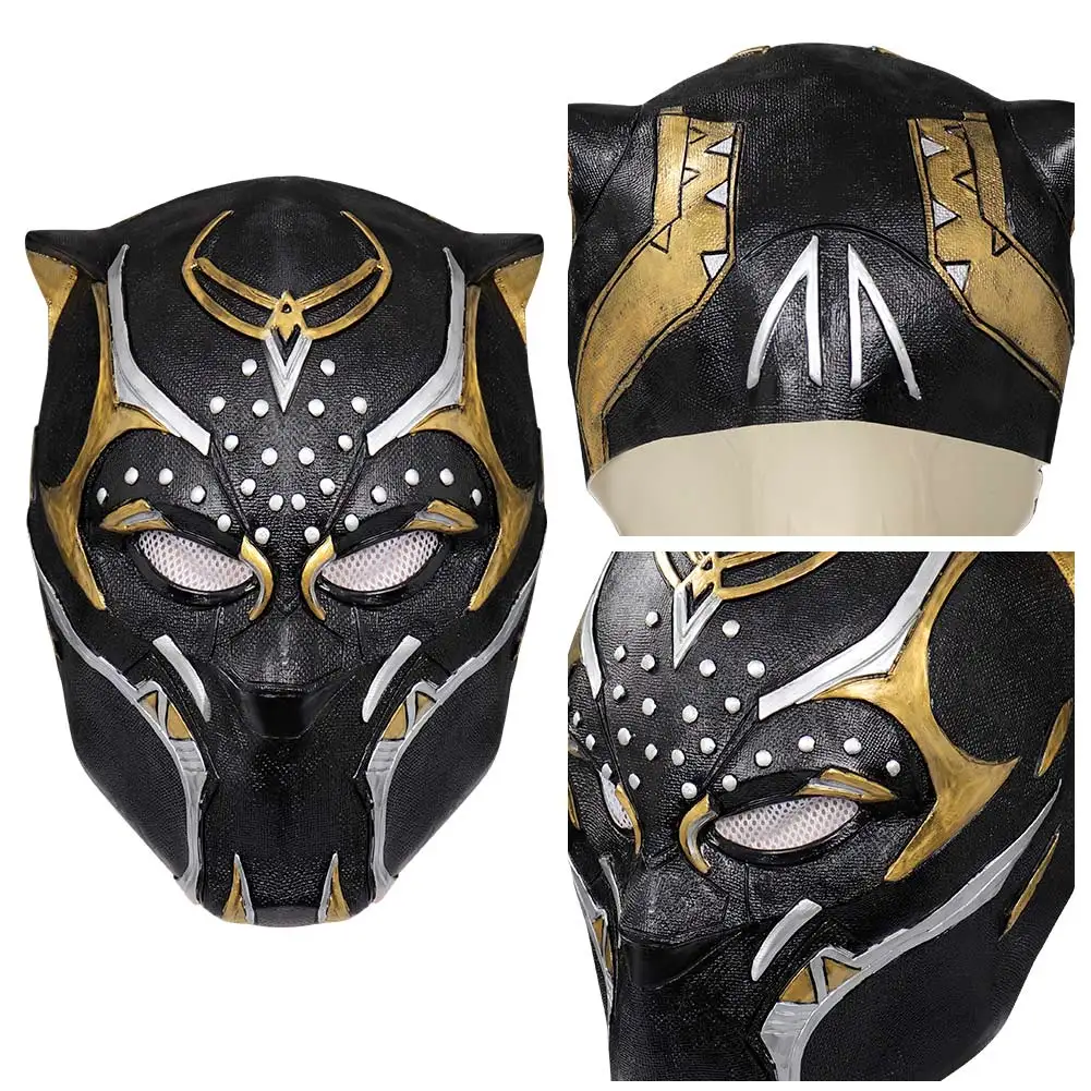 Panther Cosplay Mask Wakanda Forever Cosplay Latex Masks Helmet Masquerade Halloween Party Costume Props
Panther Cosplay Mask Wakanda Forever Cosplay Latex Masks Helmet Masquerade Halloween Party Costume Props