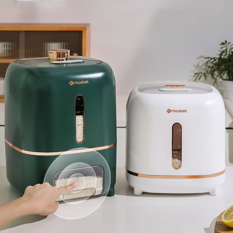 10kg Household Insect-proof Rice Bucket Kitchen ABS Flour Storage Tank Nordic Rice Storage Container Bulk Cereal Pet Food
10kg Household Insect-proof Rice Bucket Kitchen ABS Flour Storage Tank Nordic Rice Storage Container Bulk Cereal Pet Food