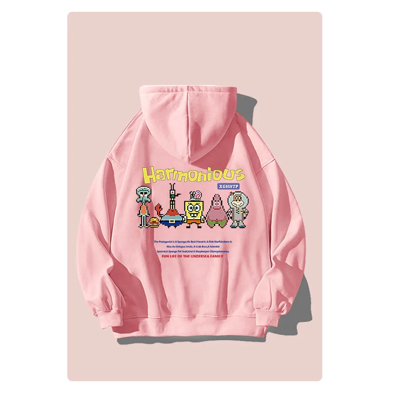 Harmonious Spongebob Squarepants Pixel Style Cartoon Cotton Sweater Thin or Thickened Fleeced Sweatshirt for Autumn and Winter
Harmonious Spongebob Squarepants Pixel Style Cartoon Cotton Sweater Thin or Thickened Fleeced Sweatshirt for Autumn and Winter