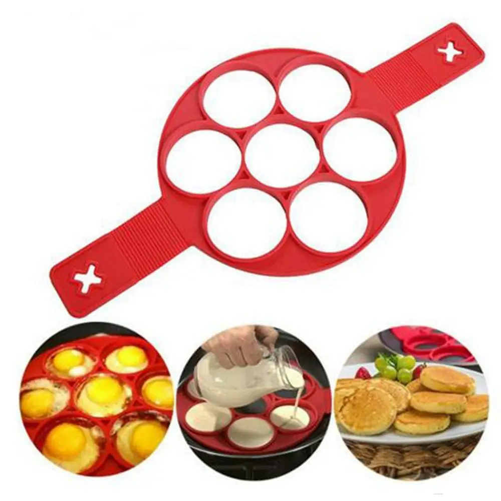 Food grade 7-hole silicone cake mold silicone egg omelette multi-type baking tools
Food grade 7-hole silicone cake mold silicone egg omelette multi-type baking tools