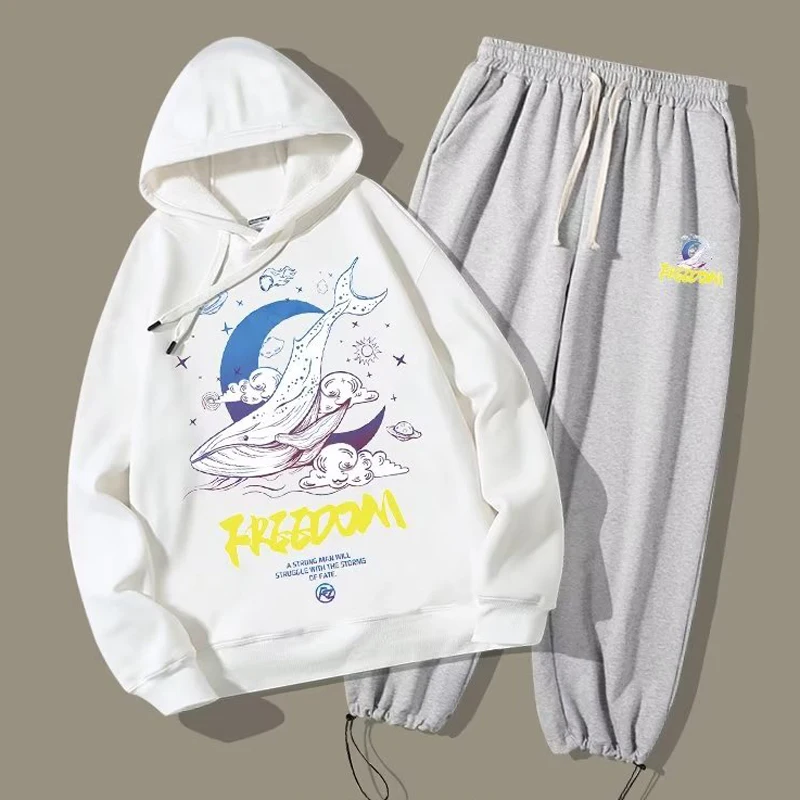 Oversize Hoodies Moon Whale Print Drawstring Fashion Autumn Winter New Sweatshirts Suit Clothes for Men
Oversize Hoodies Moon Whale Print Drawstring Fashion Autumn Winter New Sweatshirts Suit Clothes for Men