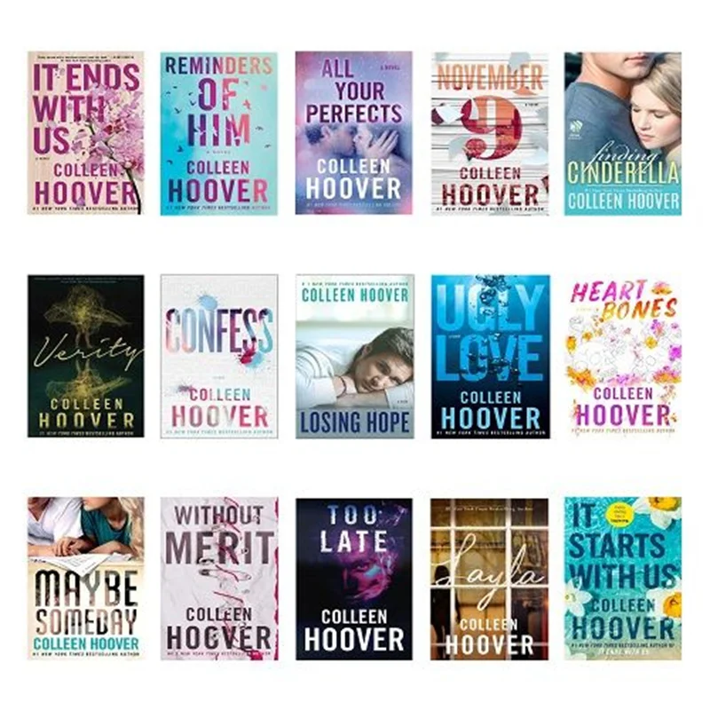 15 Books/Set English Books It Ends wIth Us Youth Education Extracurricular Reading Books English
15 Books/Set English Books It Ends wIth Us Youth Education Extracurricular Reading Books English