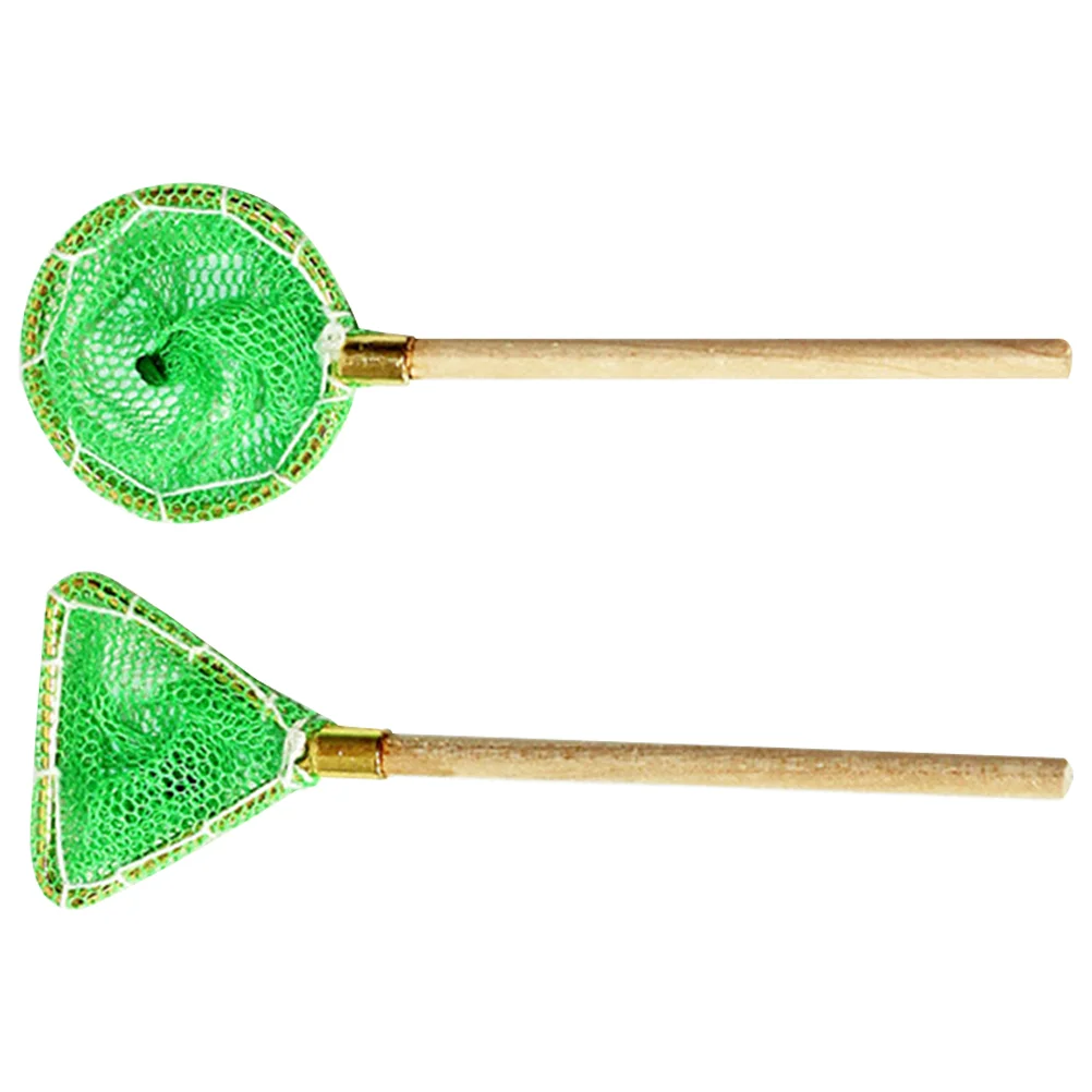 2 Pcs Sea Decor Ornamental Fish Desktop Minihouse Fishing Mesh Model Wood Children
2 Pcs Sea Decor Ornamental Fish Desktop Minihouse Fishing Mesh Model Wood Children