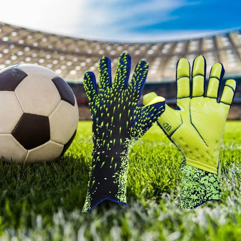 Goal Keeper Gloves with Slip Protective Latex Goalkeeper Goalie Soccer Gloves Strong Gloves with Finger Protection
Goal Keeper Gloves with Slip Protective Latex Goalkeeper Goalie Soccer Gloves Strong Gloves with Finger Protection